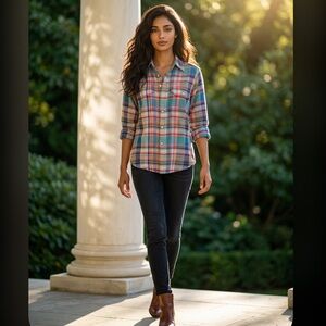 Polo Ralph Lauren Multicolor Plaid Shirt Size Small